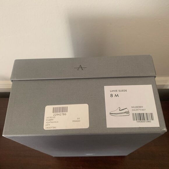 Aquatalia lanie slip on leather and lining, cushioned comfy sneaker size 8 - Picture 11 of 11